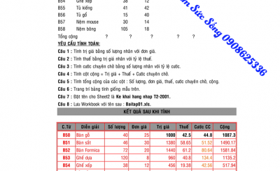 Học Tin Học Văn Phòng Excel 02